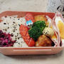 レンチンハムエッグと唐揚げ弁当【時短弁当】#平日お昼ご飯はお弁当or外食