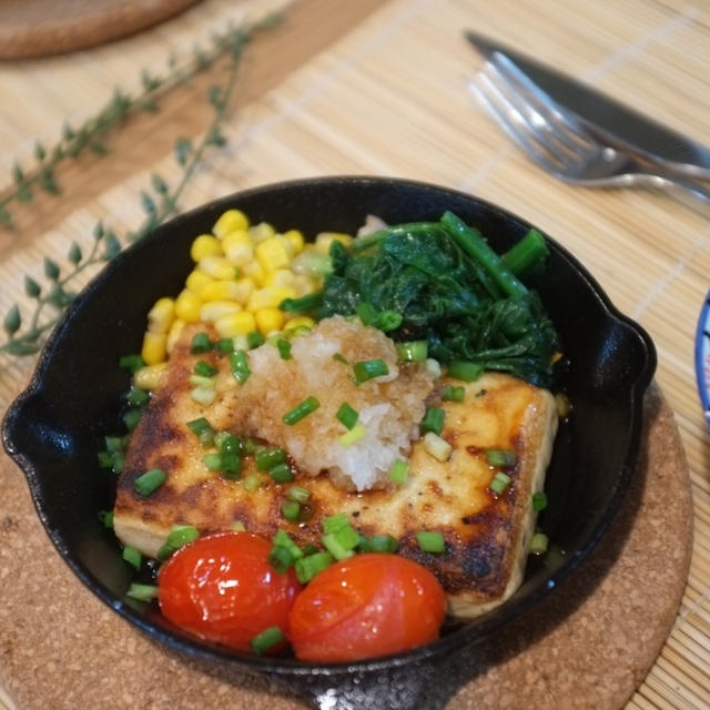 クックパッドニュースに掲載されました♡　『スキレットで！豆腐ステーキ♪』