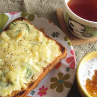 紅茶に合う簡単朝食(1)：サラダトースト