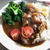 華麗じゃないカレーな昼ご飯。布団で眠るきなこ