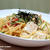 豆腐とたらこのバター風味パスタ＆「ひじきと豆腐の炒め煮」＆「昨日のかた焼きそばは？」