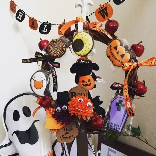 ハロウィン★アイシングクッキーのリース