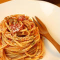 「簡単☆トマトとケチャップの炒めパスタ」