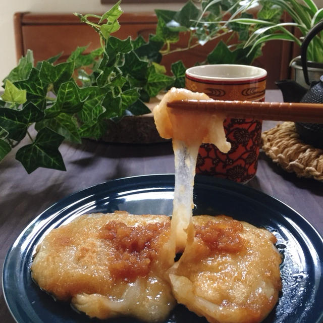 お肉じゃないけど…ステーキ餅♪