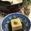 寒くてストーブ&湯豆腐(￣▽￣;)