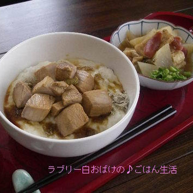 霜降りマグロの山かけ丼