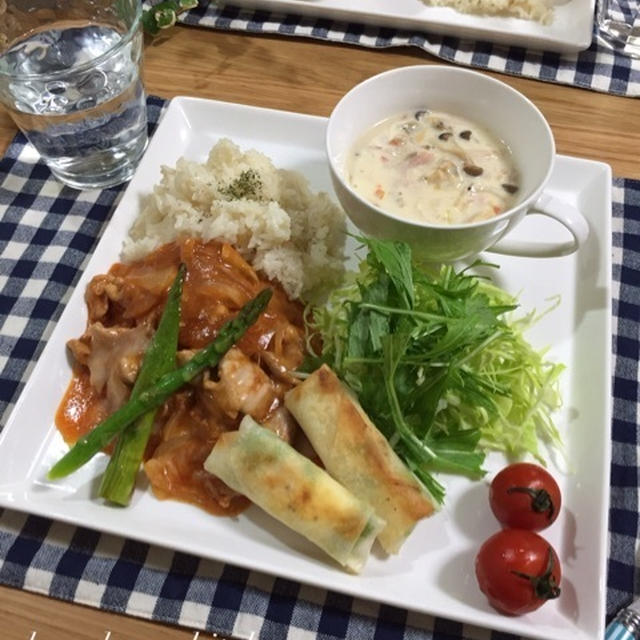 洋食プレート♡…可愛いお客さま
