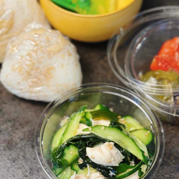 頑張りすぎないお弁当がちょうどいい。10分で完成！ゆる弁当【ササミのさっぱりヘルシー和えもの】