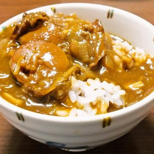 ホタテカレー丼（プチ丼）