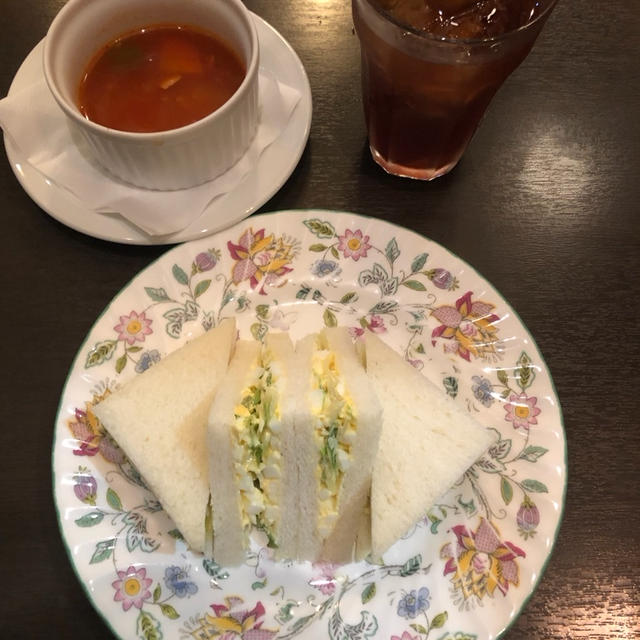 大阪梅田　ロンドンティールーム堂島本店のモーニングがリーズナブル！　美味しい紅茶とサンドイッチ　