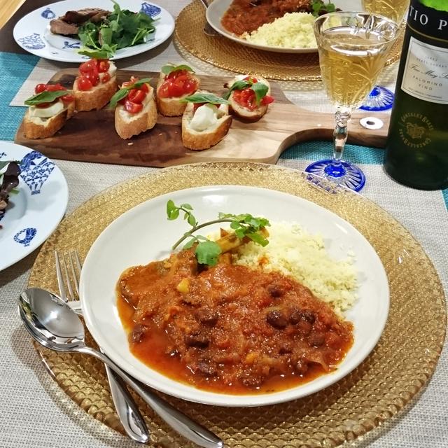 16年6月9日の晩ごはん ラム肉のモロッコ風スパイス煮込み クスクス添え By 中村 有加利さん レシピブログ 料理ブログのレシピ満載