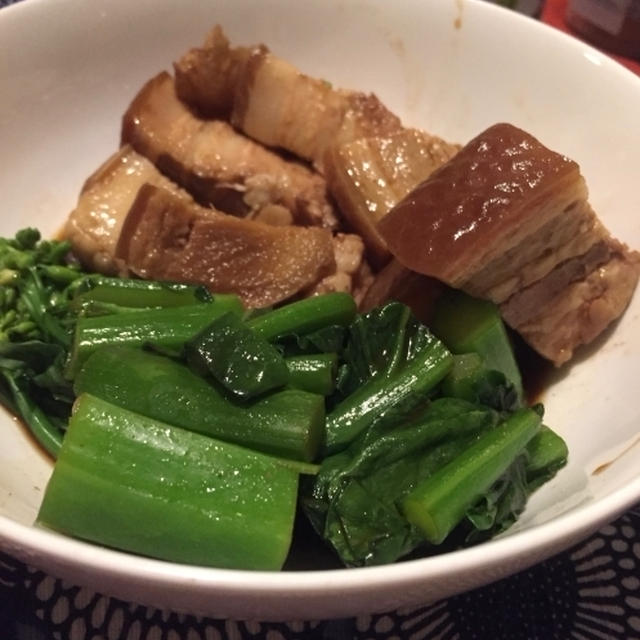 台湾的角煮、からの魯肉飯