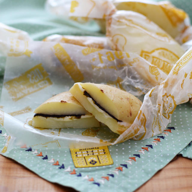 新じゃがのりチーズサンド。ワンハンドでお弁当にも！
