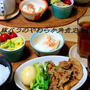 豚ばらスライスの角煮風定食