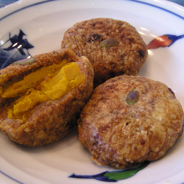 かぼちゃの味噌きびまんじゅう