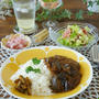 ごろごろナスとひき肉のカレー