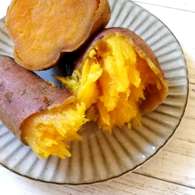 炊飯器でしっとり♪ふかし芋