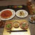 4/4の晩ごはん　ピザとか小鉢とか、ほぼ並べた６品だけでお手軽に