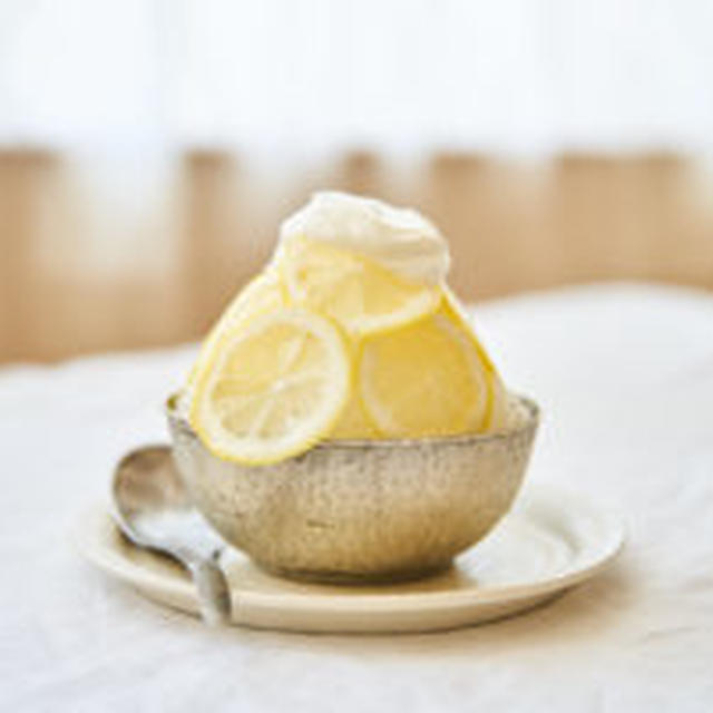 【｢カルピス｣レシピ】レモンヨーグルト氷