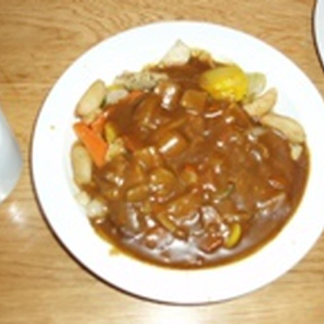 今夜はホテルでカレーを作る♪
