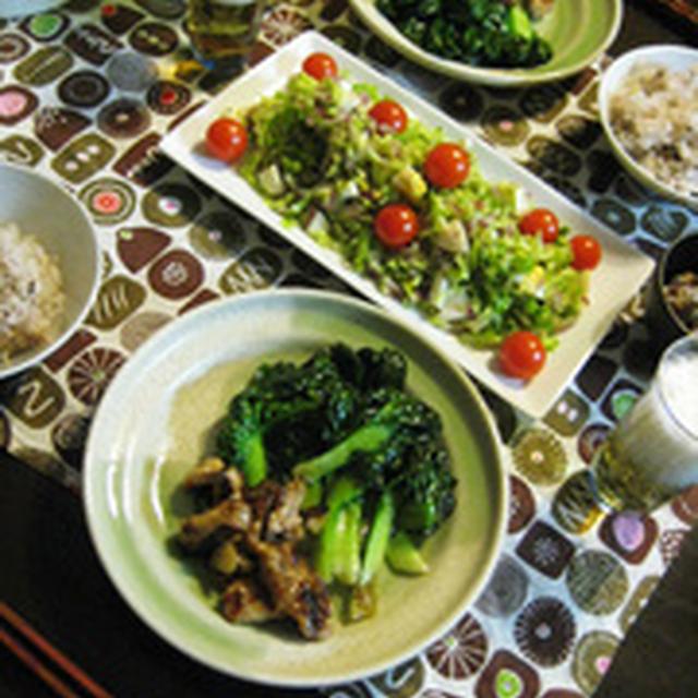 炸菜（ターツアイ）と鶏肉炒め物