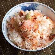 【よろこばレシピに載せました】冷やご飯で鮭ごはん