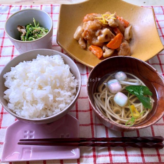 胃腸を整えて疲労回復！ソーメンばちのソーメン汁と過去レシピ献立