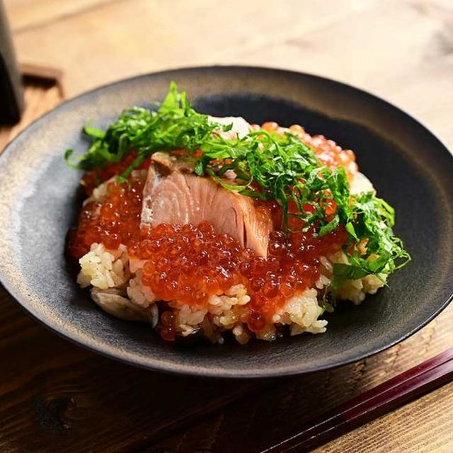 リメイク釜飯・イクラどっさり「ズボラはらこ飯風釜飯」