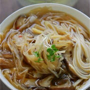 千切り野菜のサッと煮にゅうめん