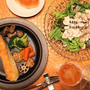 『サーモンソテー』とストウブで『根菜のオイル煮』な夜ごはん。