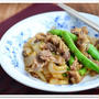 【作りおきレシピ】牛肉といんげんの甘辛炒め