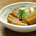 蕗と天ぷら、厚揚げの煮物