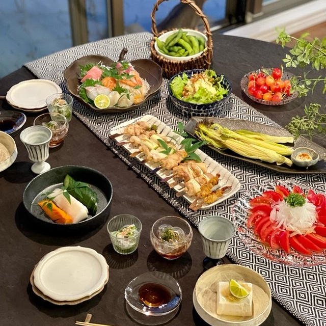 ねこ居酒屋さん風の夜ごはん
