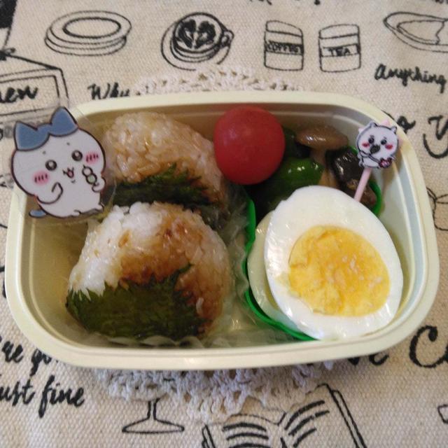 大葉焼きおにぎり弁当セット〖おにぎり弁当〗   #平日お昼ご飯はお弁当or外食