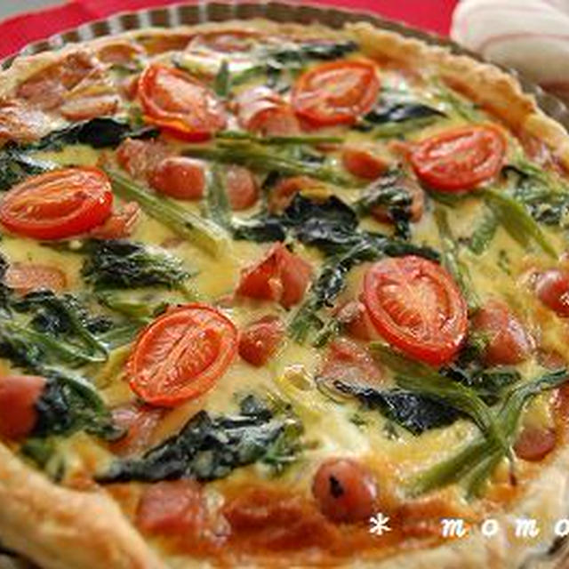 今夜は簡単キッシュ