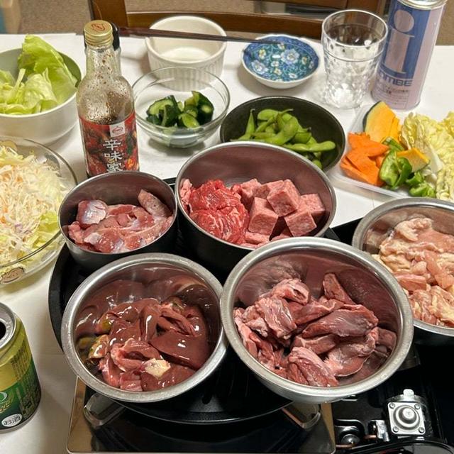 5.29 ☆【お家ごはん・夜】お家焼肉❣️ﾃﾞｽ。昼ごはんを夜に。