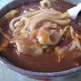 寒い日にもってこい！！の味噌カレーうどん
