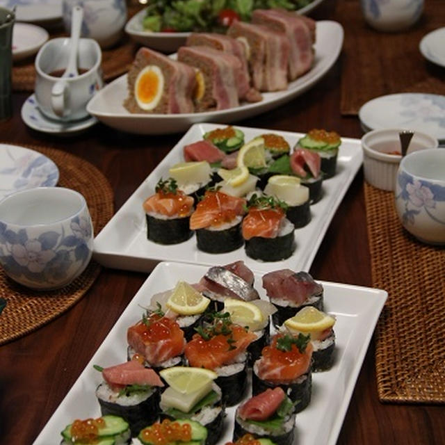 ひな祭り献立 飾り寿司 と ミートローフ By Miyukiさん レシピブログ 料理ブログのレシピ満載