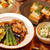 ６０９円＊細切り豚と茄子の揚げ煮定食【ハードな夏休み】