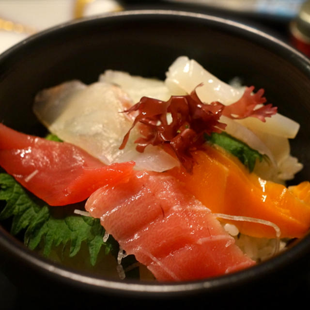 和ランチ定番「お刺身丼」