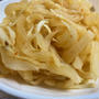 生干し大根の豆板醤炒め＆ちーちゃんのうどん♪