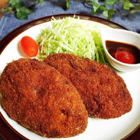 キャベツたっぷり落ち葉メンチ