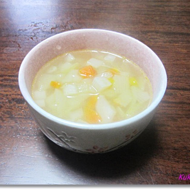 あまりもの野菜で作る切れはしスープ