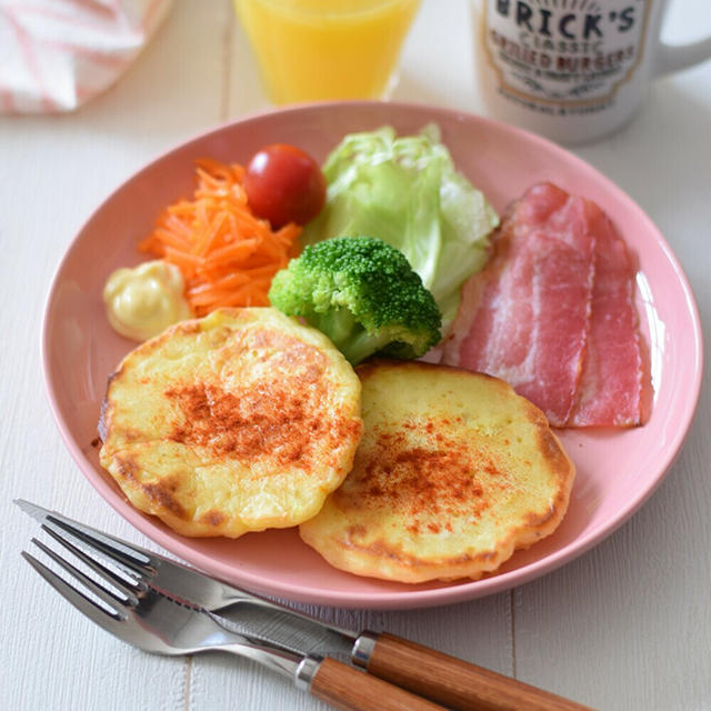 【アメリカ料理】じゃがいものパンケーキ♡GABANスパイスで特別な日のモーニング♪