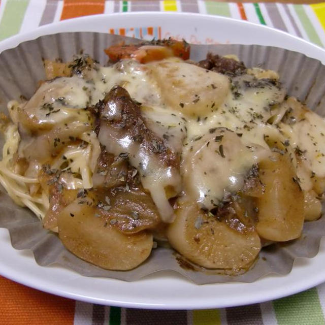 オススメの朝食！！焼きパスタ