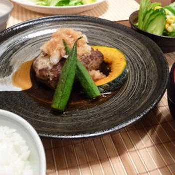 ハンバーグ夕食の日