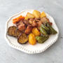 豚バラ肉と夏野菜のオーブン焼き