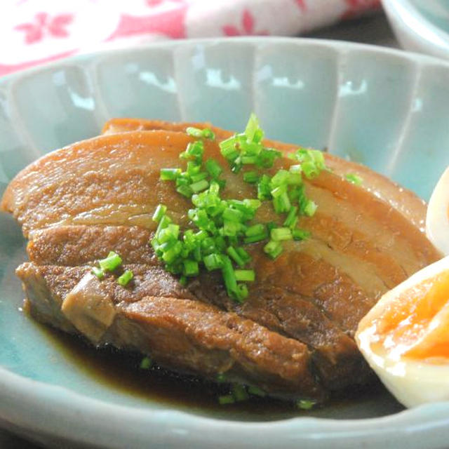 圧力鍋で作る☆皮付き豚バラ肉の柔らか煮