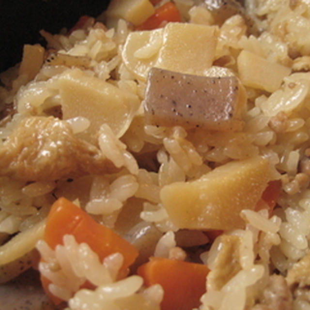 フライパンひとつで作るタケノコご飯！！