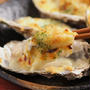 殻付き牡蠣のチーズグラタン　、　電子レンジで自家製ホワイトソース
